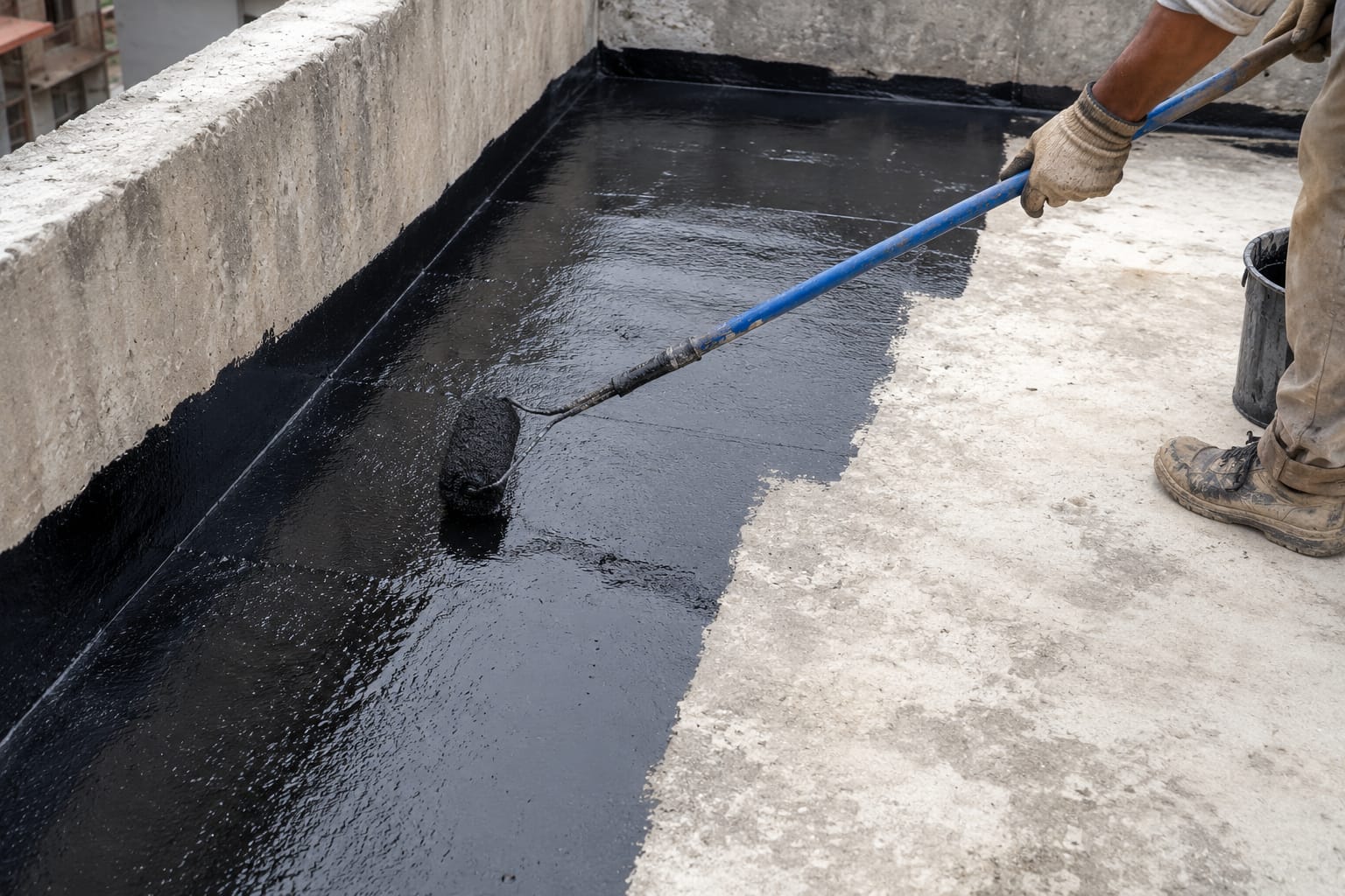 Cold-applied bituminous waterproofing coating